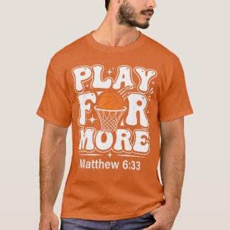 Camiseta Basquete Cristão Jesus Versículo da Bíblia Basquet