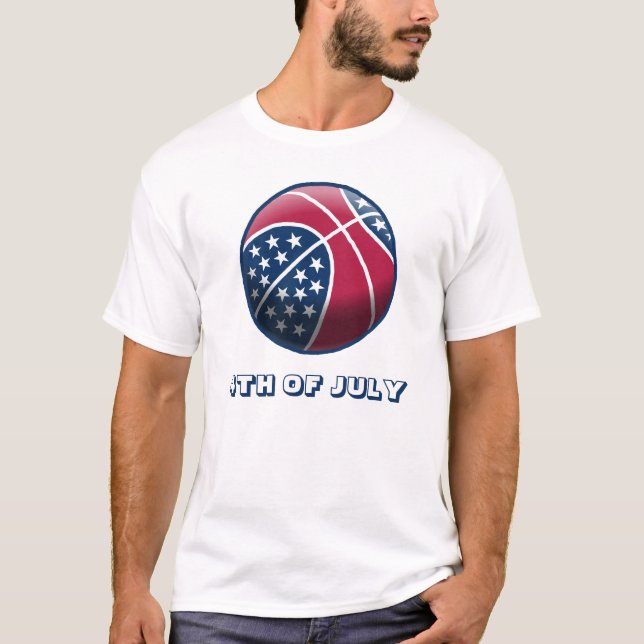 Camiseta Basquete de 4 de Julho (Frente)