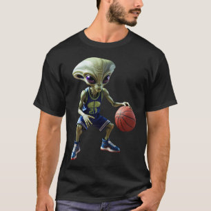 Camiseta Basquete de alienígena