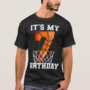 Camiseta Basquete de Aniversário de 7