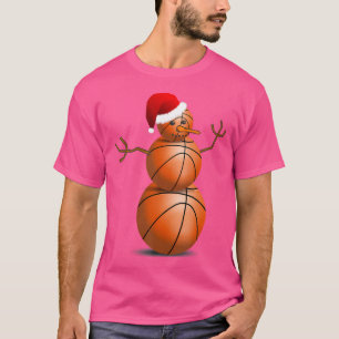 Camiseta Basquete de Basquete de Natal