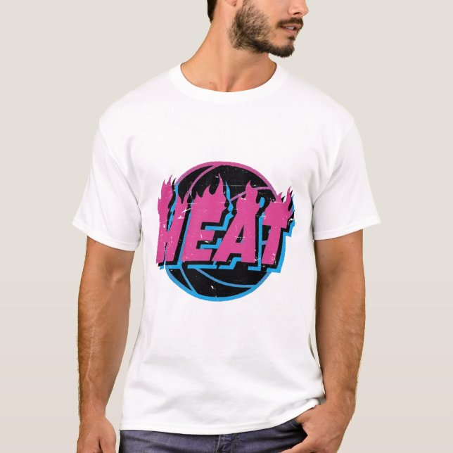 Camiseta Basquete de calor (Frente)