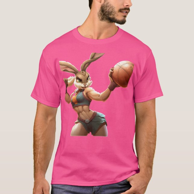 Camiseta Basquete de Coelho (Frente)