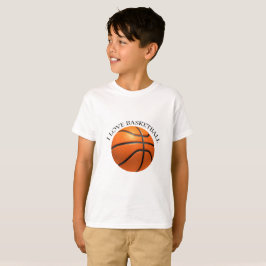 Camiseta Basquete de couro preto e laranja personalizado
