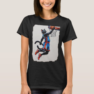 Camiseta Basquete de Gato Preto!