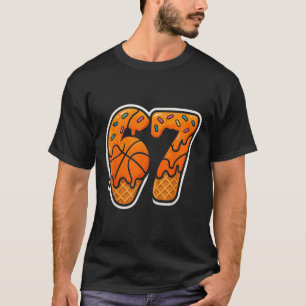 Camiseta Basquete de Gotejamento de Sorvete 67 Seis Sete Me