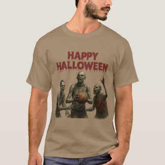 Camiseta Basquete de Halloween em família