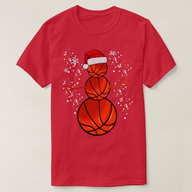 Camiseta Basquete de Natal (Frente do Design)