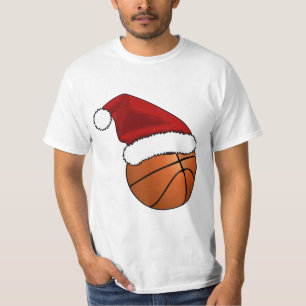Camiseta Basquete de Natal e Hoop