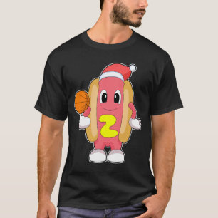 Camiseta Basquete de Natal Hotdog