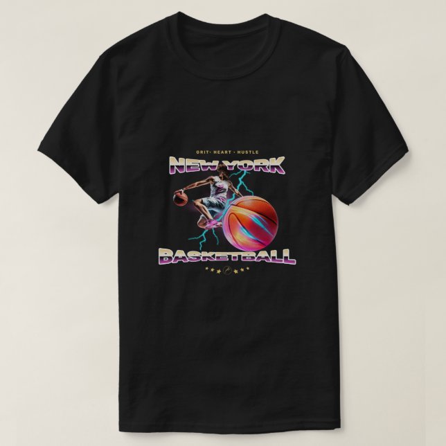 CAMISETA BASQUETE DE NOVA YORK (Frente do Design)