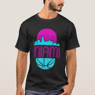 Camiseta Basquete de Paisagem em Miami Flórida