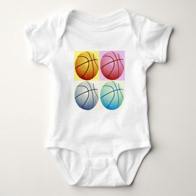 Camiseta Basquete de pop (Frente)