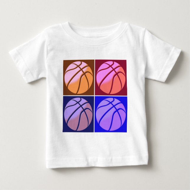 Camiseta Basquete de pop (Frente)