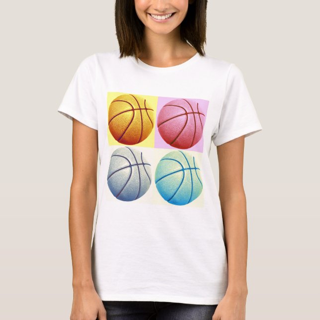Camiseta Basquete de pop (Frente)