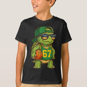 Camiseta Basquete de Tartaruga 67 Gíria da Geração Alfa Srt