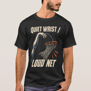 Camiseta Basquete de Tiro de Pulso Silencioso e Rede Alta