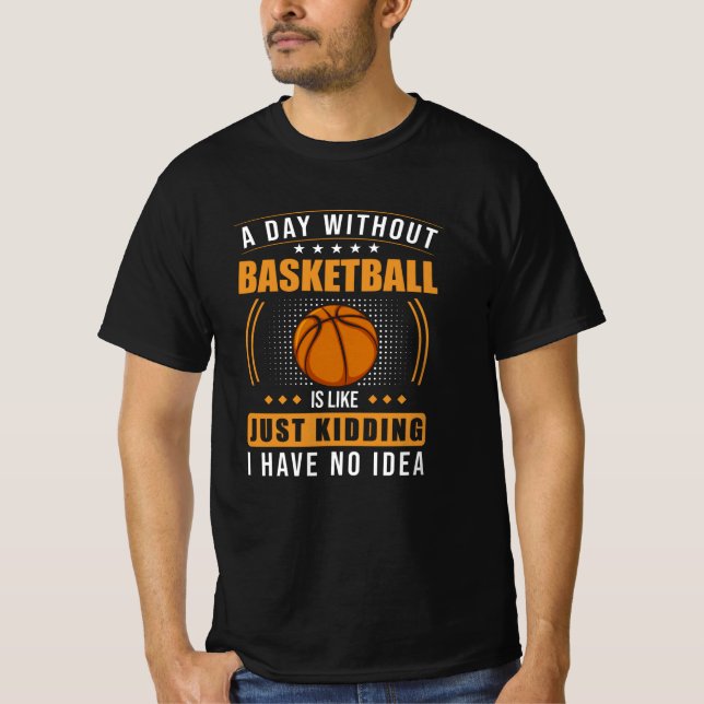 Camiseta Basquete Dizendo Engraçado (Frente)