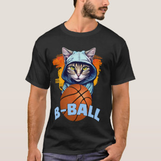 Camiseta Basquete do Gato da Favela Triplo-Duplo Basquete