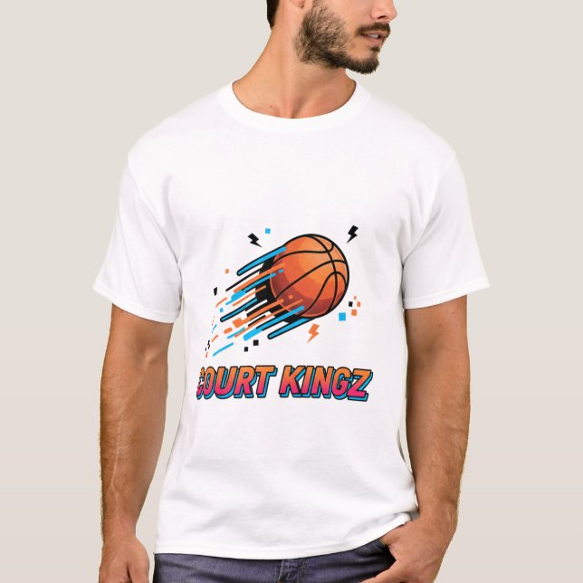 Camiseta Basquete Drip Gráficos de Basquete  (Frente)