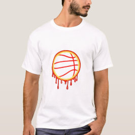 Camiseta Basquete Drip Neon Gráficos de Basquete