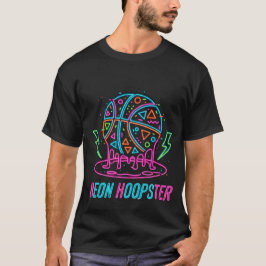Camiseta Basquete Drip Neon Gráficos de Basquete