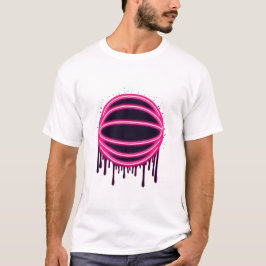 Camiseta Basquete Drip Neon Gráficos de Basquete