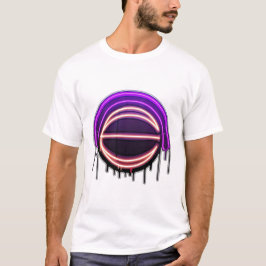 Camiseta Basquete Drip Neon Gráficos de Basquete