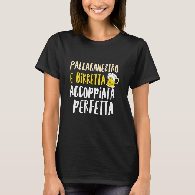 Camiseta Basquete e cerveja Engraçada Mulher do Beer (Frente)