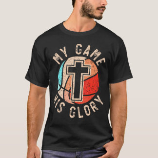 Camiseta Basquete E Jesus Cristo Christian believer Hoo