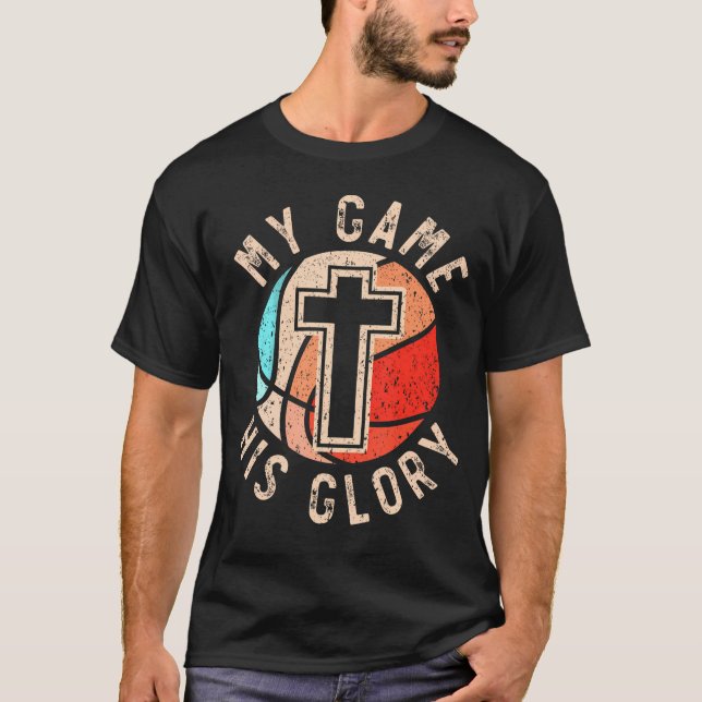 Camiseta Basquete E Jesus Cristo Christian believer Hoo (Frente)