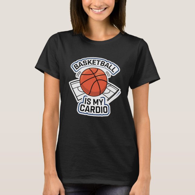 Camiseta Basquete É Meu Cardio (Frente)