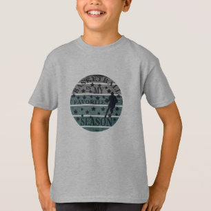 Camiseta basquete é minha estação favorita