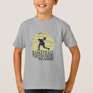 Camiseta basquete é minha estação favorita