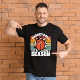 Camiseta Basquete é minha estação favorita