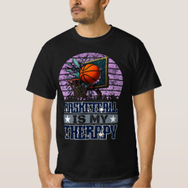 Camiseta basquete é minha terapia