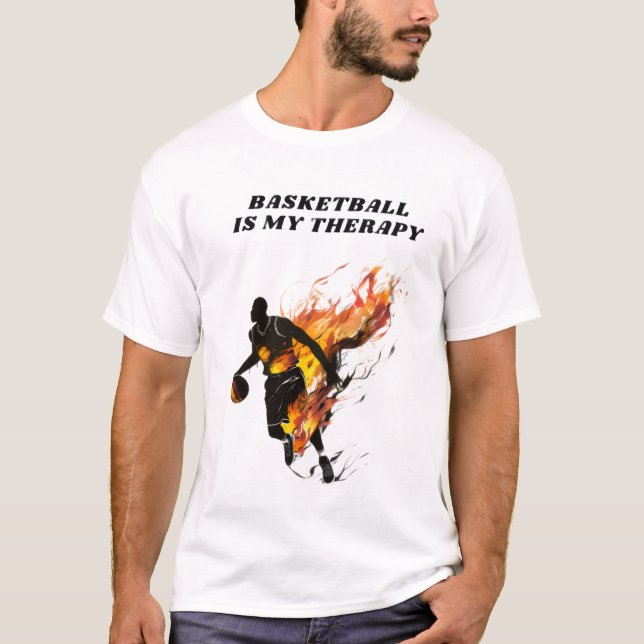 Camiseta Basquete é minha terapia (Frente)