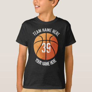 Camiseta Basquete (Equipe e Jogador Personalizável)