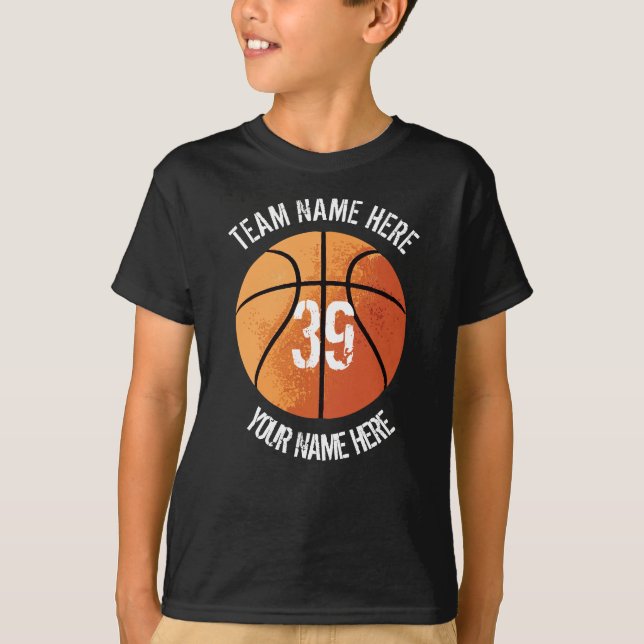 Camiseta Basquete (Equipe e Jogador Personalizável) (Frente)