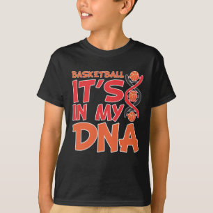 Camiseta Basquete Está na Equipe do Treinador do DNA