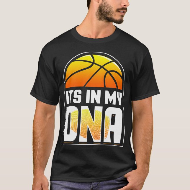 Camiseta Basquete - Está No Meu Adn (Frente)