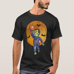 Camiseta Basquete Frankenstein Halloween Boys