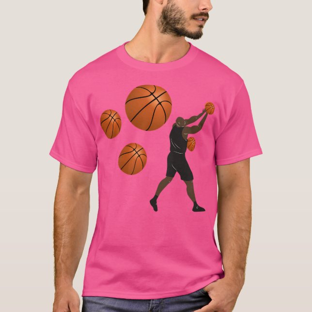 Camiseta Basquete Geométrico Forma Baixo Basquete (Frente)