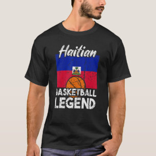 Camiseta Basquete Haitiano Estilo Haiti Bandeira Haitiana