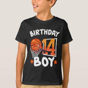 Camiseta Basquete Im 14 Anos 14 Aniversário Decor