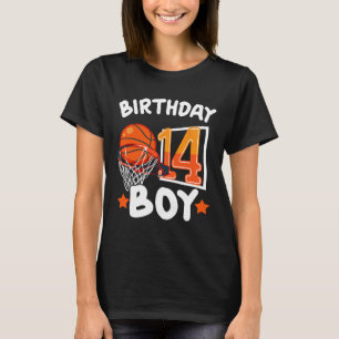 Camiseta Basquete Im 14 Anos 14 Aniversário Decor