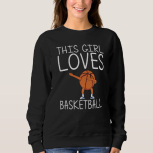 Camiseta Basquete Legal Para Meninas Crianças Bola de Dabbi