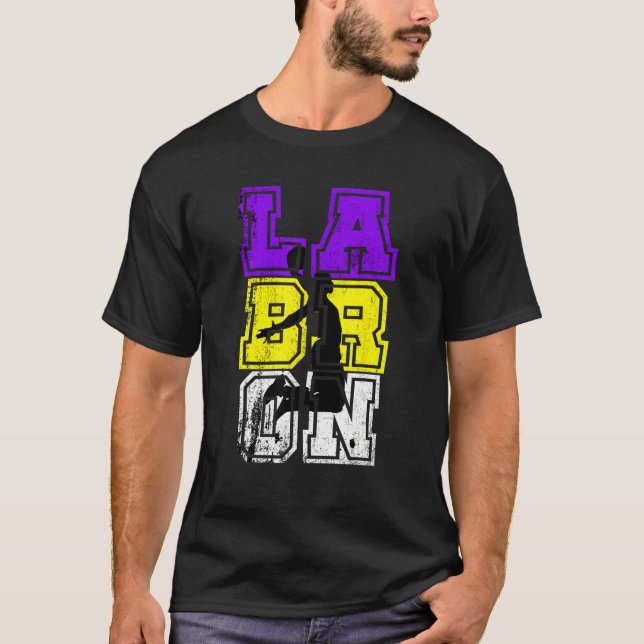 Camiseta Basquete Los Angeles (Frente)