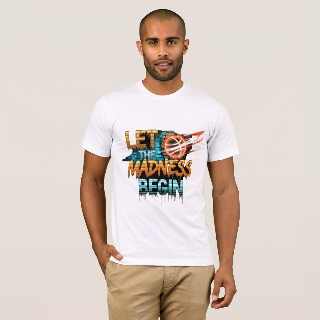 Camiseta Basquete Loucura (Frente Completa)