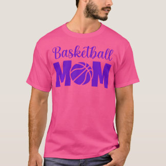 Camiseta Basquete Mãe Bolsa de Esportes Roxo